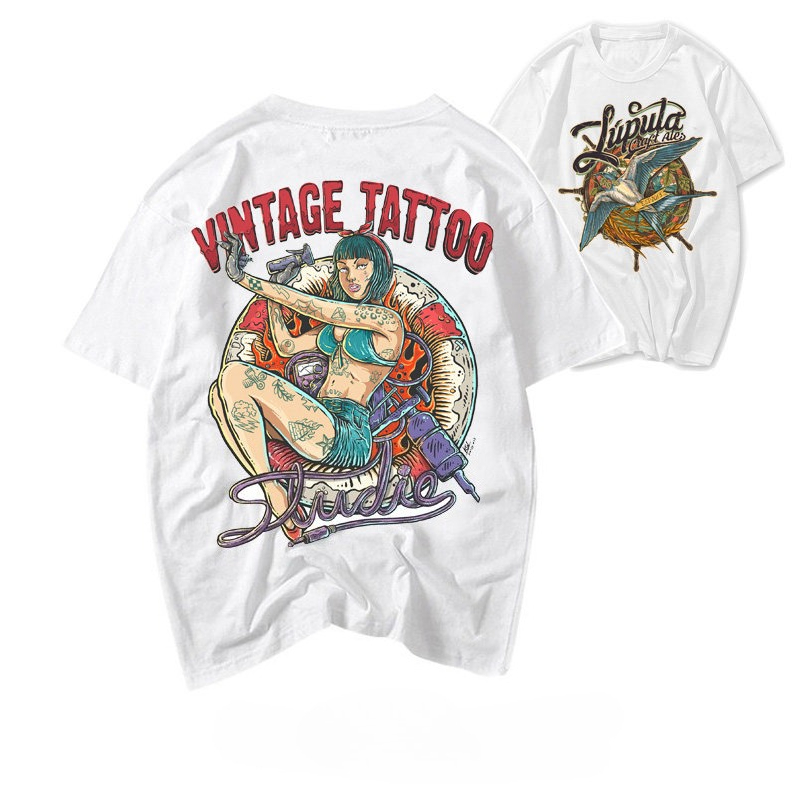 Streetwear Brand Niche - Kaos Trendi Gaya Eropa dan Amerika,
