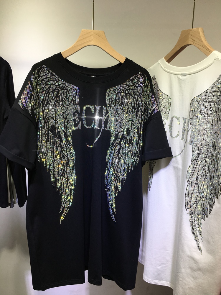 Streetwear Brand Tees - Kaus Oblong Harley Sayap Malaikat Berlian