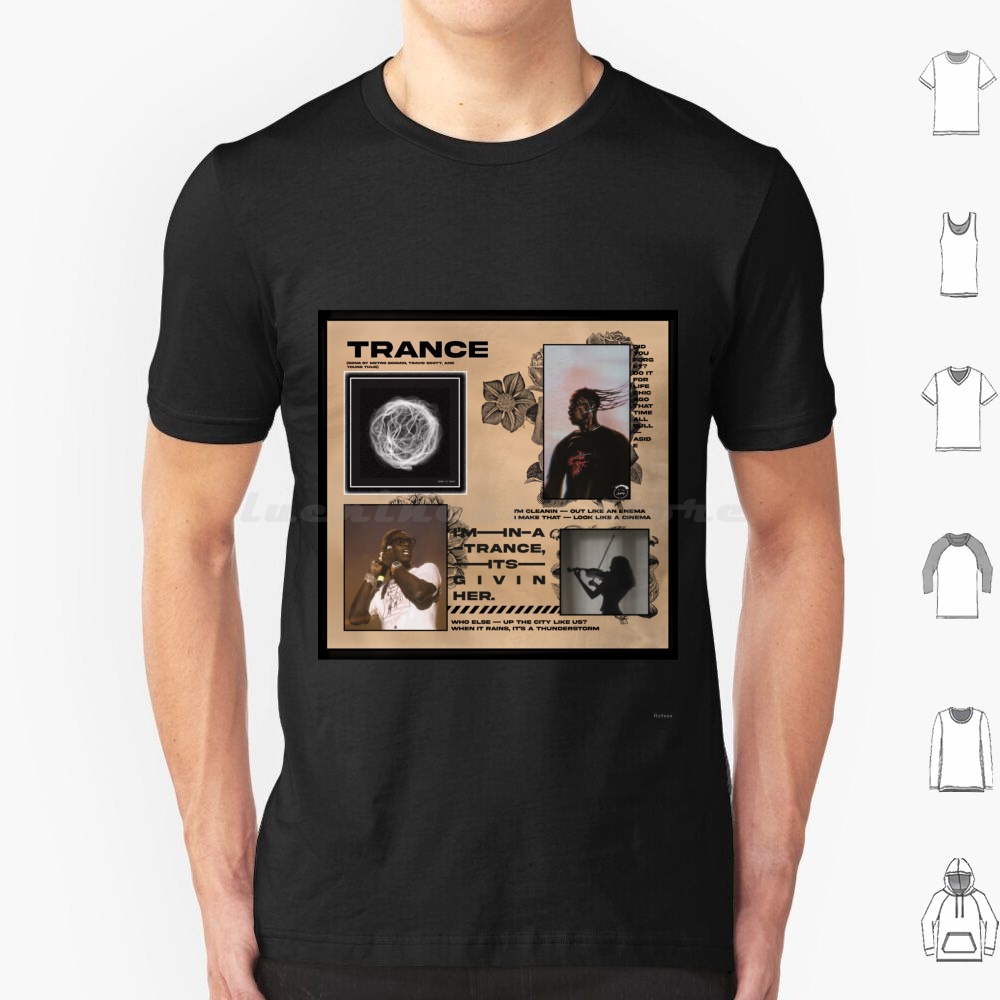 Cactus Jack Tee - Kaos Trance 6xl Katun Keren Travis