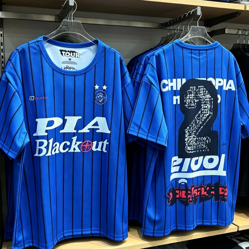 Cactus Jack Tee - Kaus Pria Wanita Musim Panas Pixel