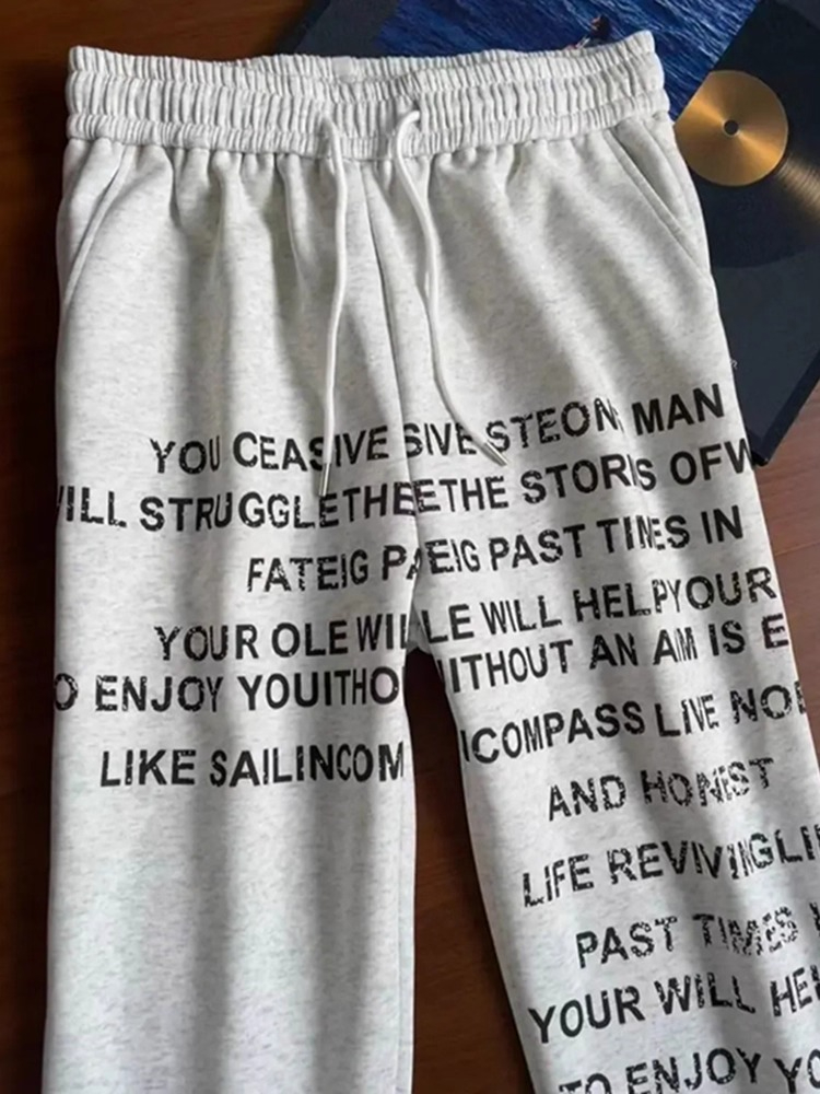 Streetwear Brand Graphic Designer - Celana Grafis Ukuran Besar Pinggang Elastis