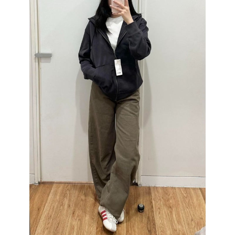 Streetwear Brand Niche - 2026 Sweater Cardigan Berkerudung Gaya Retro