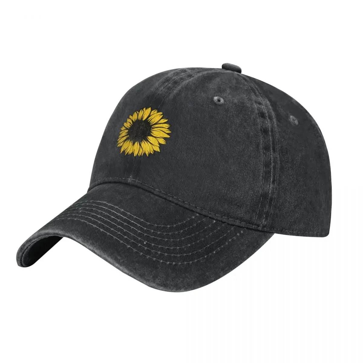 Yellow Streetwear Brand - Topi Bisbol Bunga Matahari Kuning Lucu