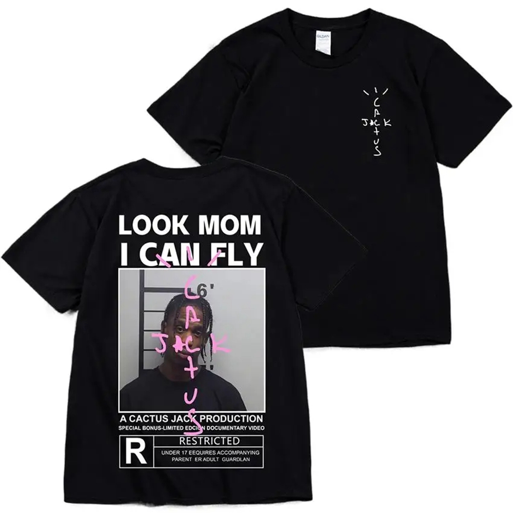 Cactus Jack Tee - Kaus Cactus Jack Katun Kualitas Tinggi