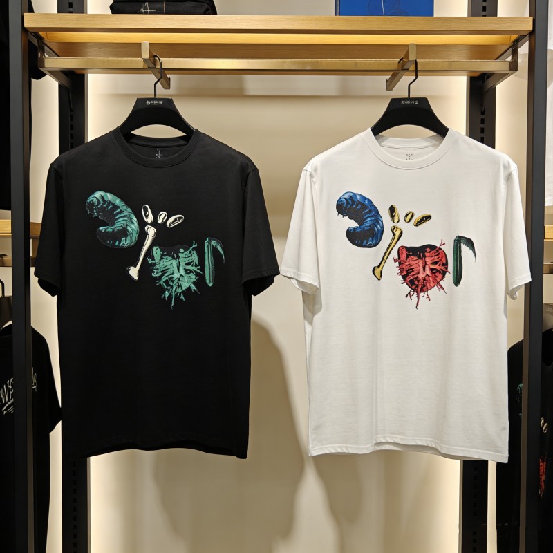 Cactus Jack Tee - Kaus Katun Cactus Jack Pola Warna-warni