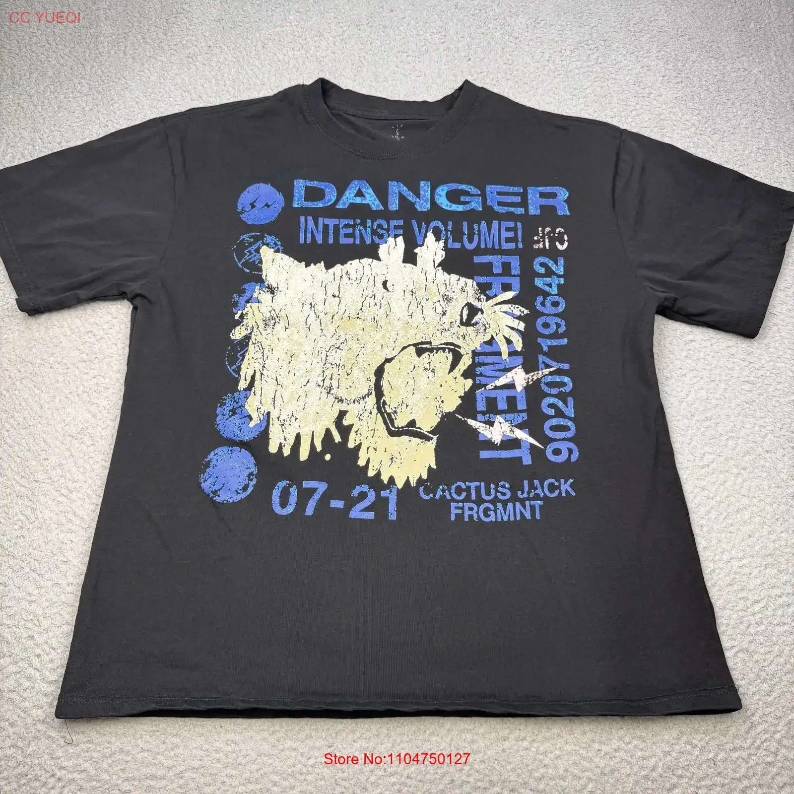 Cactus Jack Tee - Kaos Cactus Jack Fragment T-Shirt Pria