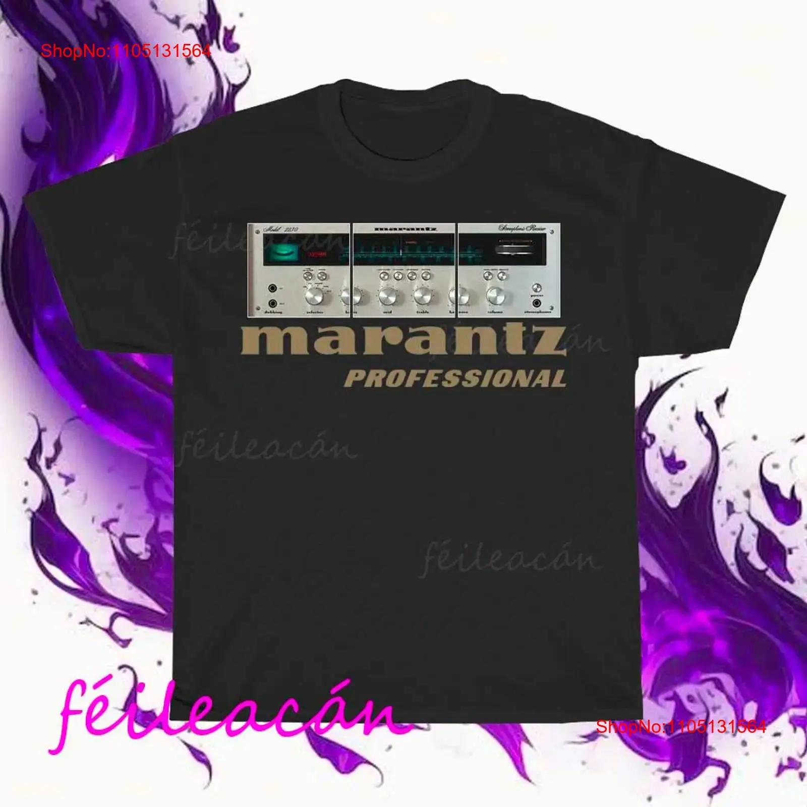 Streetwear Brand Tees - Kaos Marantz Amplifier Logo Amerika Baru,