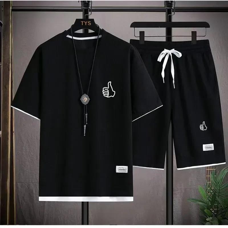 Streetwear Brand Graphic Designer - Set Pendek Mewah Grafis Kucing Pakaian