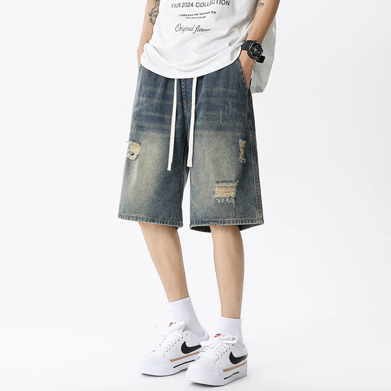 Celana pendek Denim tipis musi - Streetwear Brand Pants ulasan dan harga