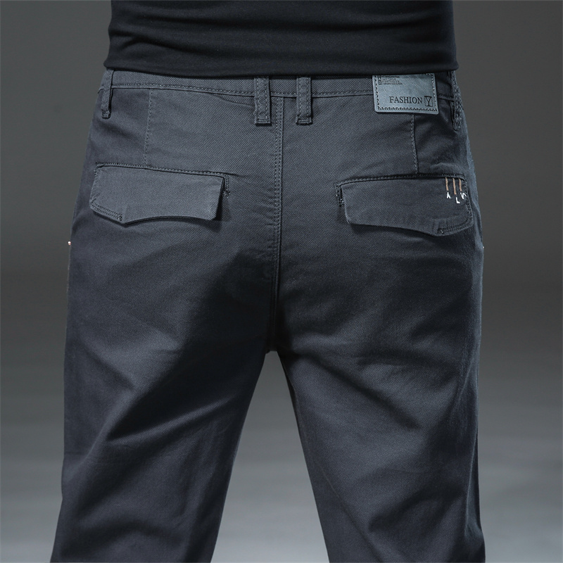 Celana Kasual Lurus Katun Pria - Streetwear Brand Pants ulasan dan harga