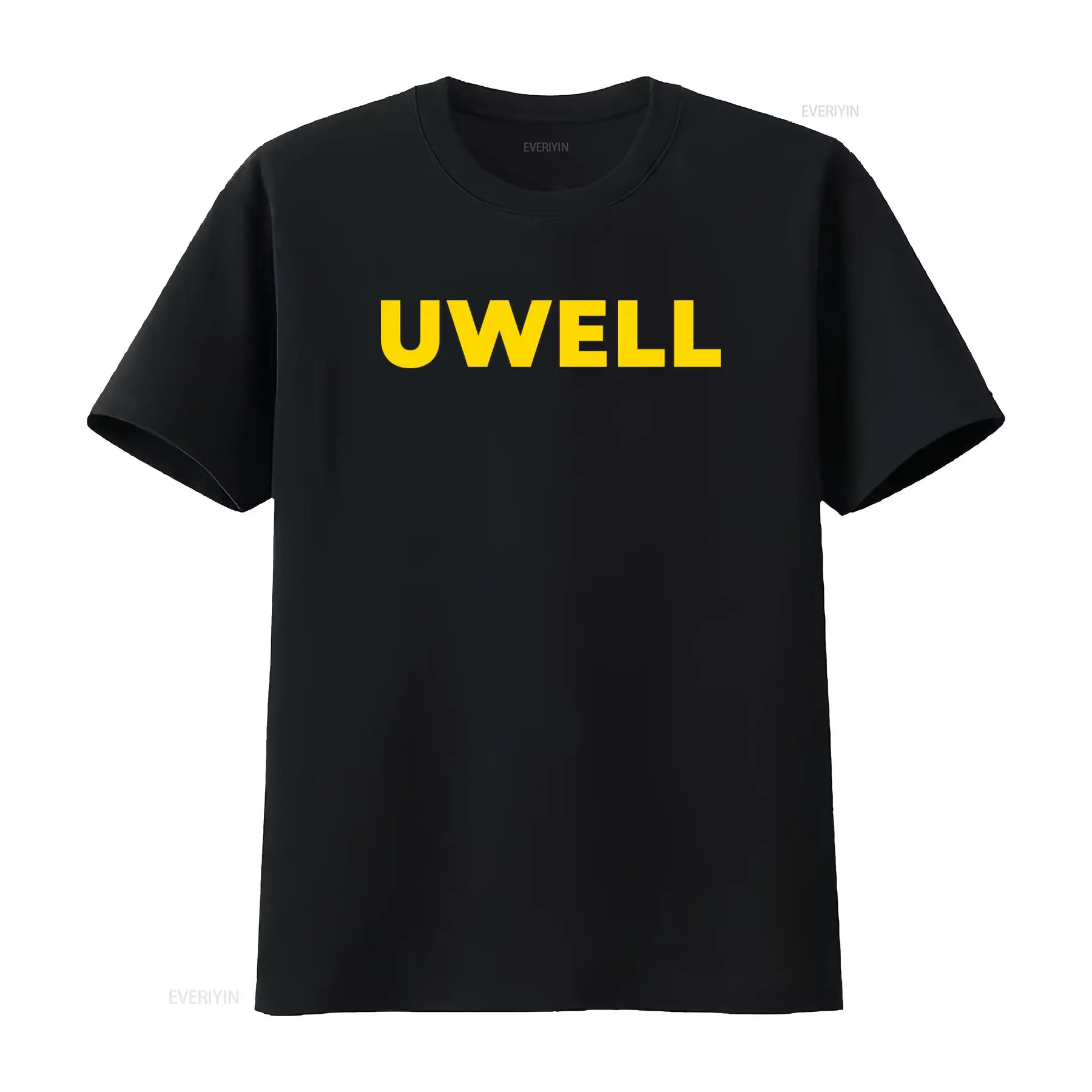Kaos Uwell Brand dengan cetaka - Yellow Streetwear Brand ulasan dan harga