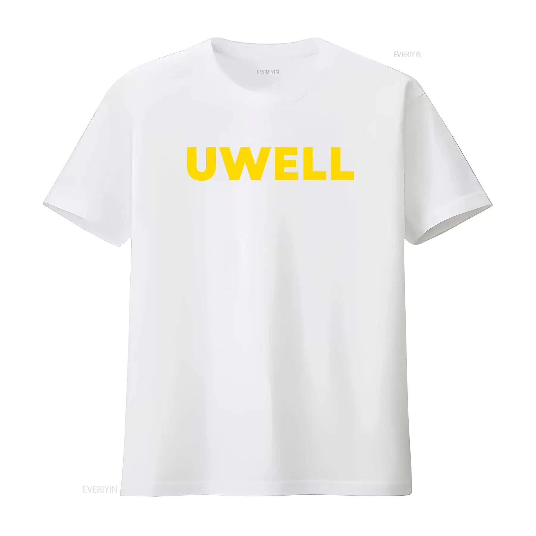Kaos Uwell Brand dengan cetaka - Yellow Streetwear Brand ulasan dan harga