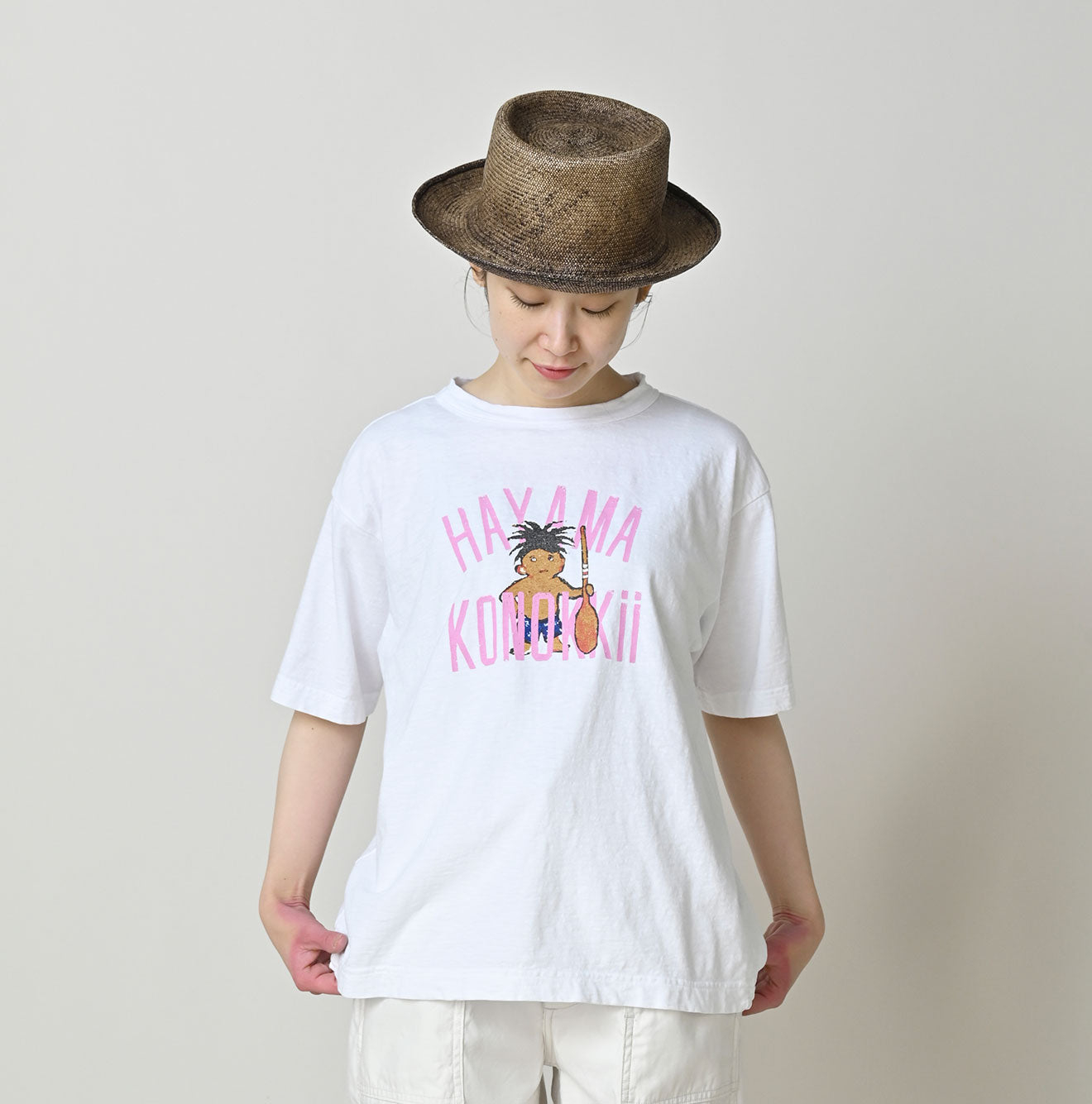 Kaos T-Shirt Vintage Pink Logo - Streetwear Brand In Japan ulasan dan harga