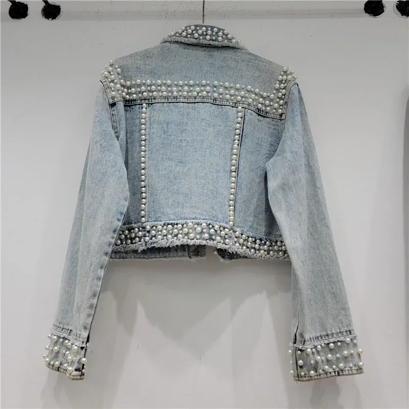 Jaket Jeans Biru Muda Burr Ber - Streetwear Brand Pants ulasan dan harga