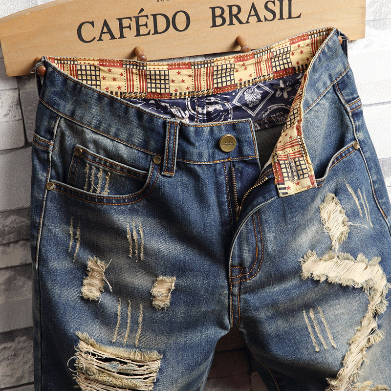 Celana Pendek Denim Hip-hop Ro - Streetwear Brand Pants ulasan dan harga