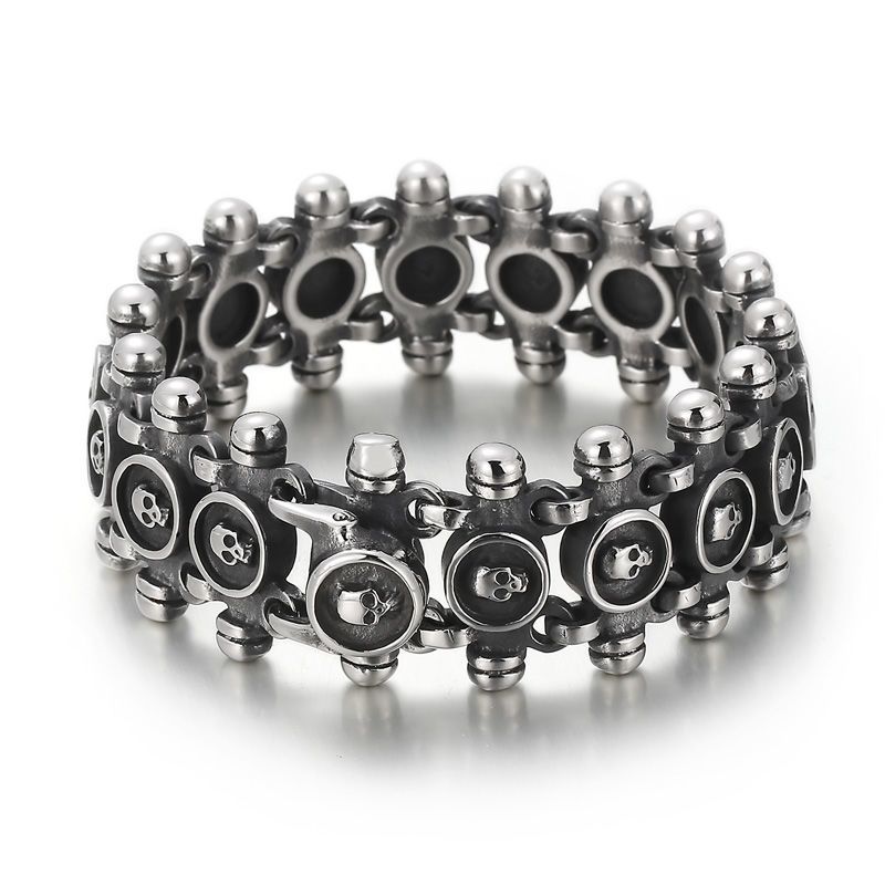 ​   Gelang Tengkorak Baja Tita - Streetwear Brand Niche ulasan dan harga