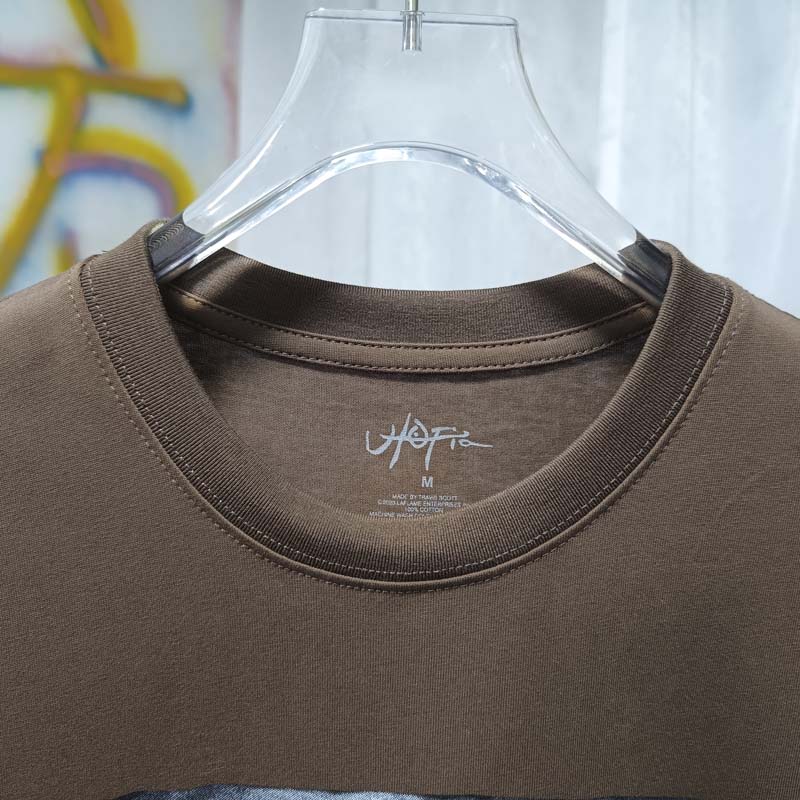 Kaos Cetak Patung Batu Coklat  - Cactus Jack Tee ulasan dan harga