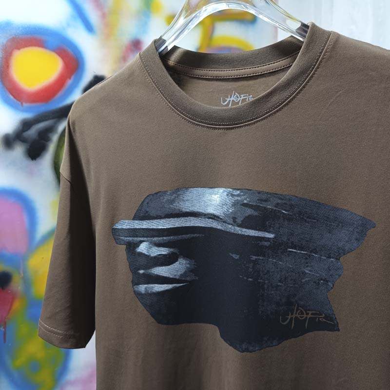Kaos Cetak Patung Batu Coklat  - Cactus Jack Tee ulasan dan harga