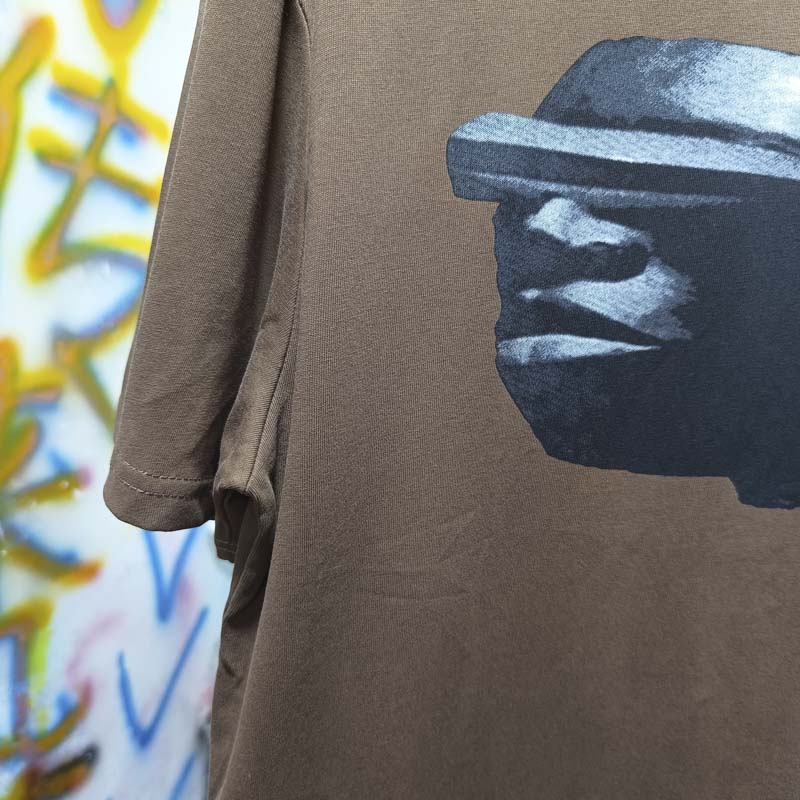 Kaos Cetak Patung Batu Coklat  - Cactus Jack Tee ulasan dan harga