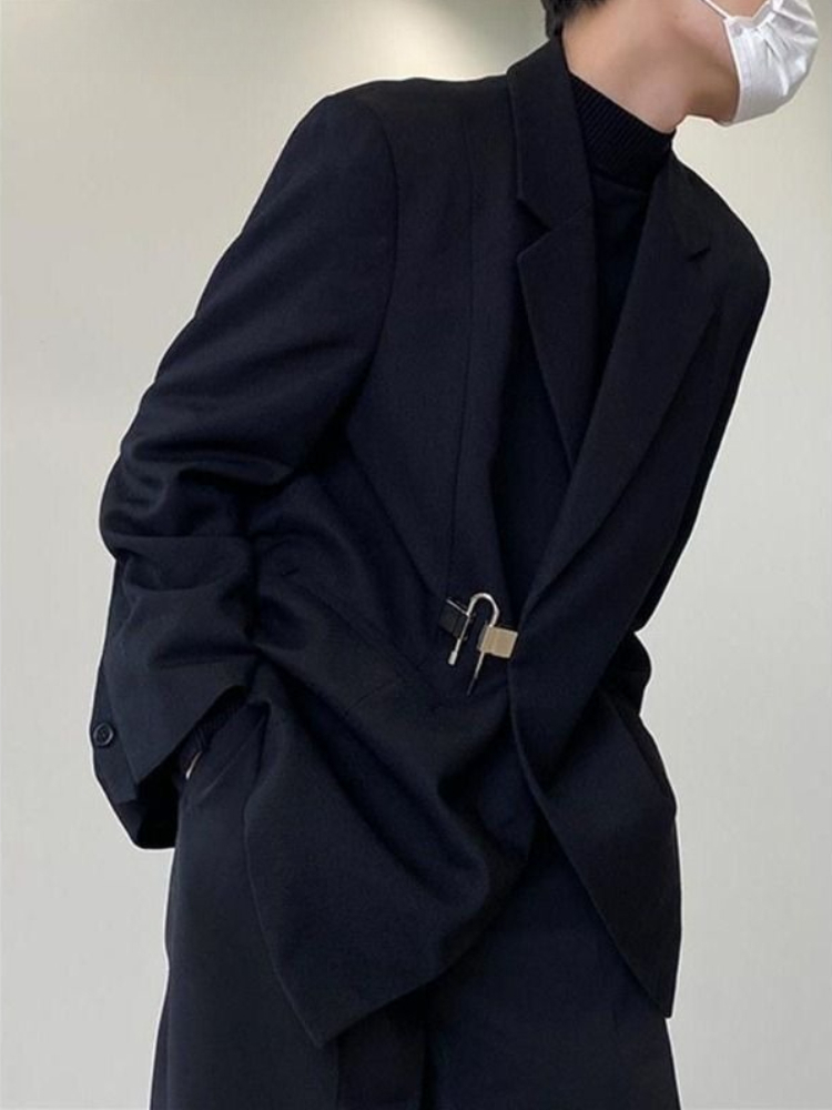 Setelan Blazer Kasual Putih Pr - Streetwear Brand Niche ulasan dan harga