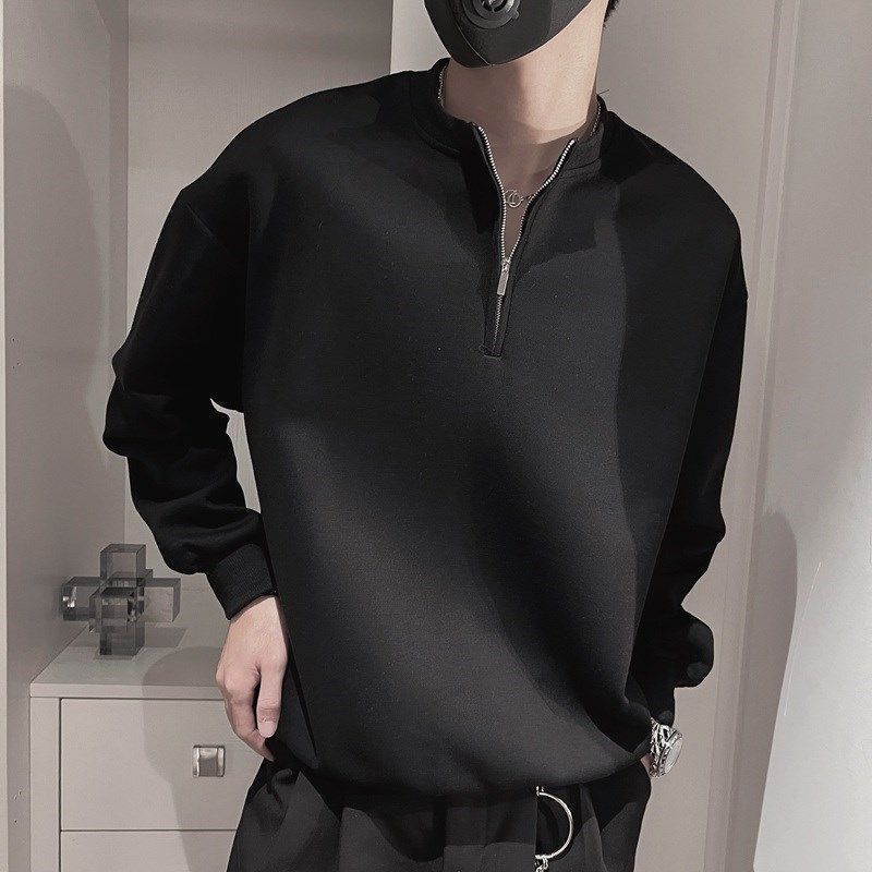 Hoodie Pria Kerah Tinggi Seten - Streetwear Brand Niche ulasan dan harga