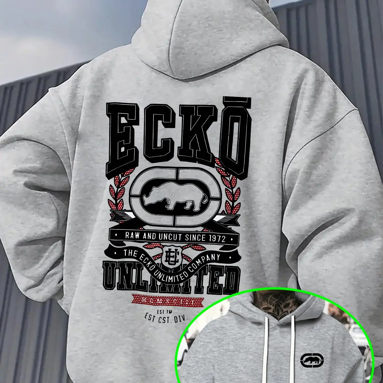 Hoodie Pria Bergaya Trendy den - Streetwear Brand Niche ulasan dan harga