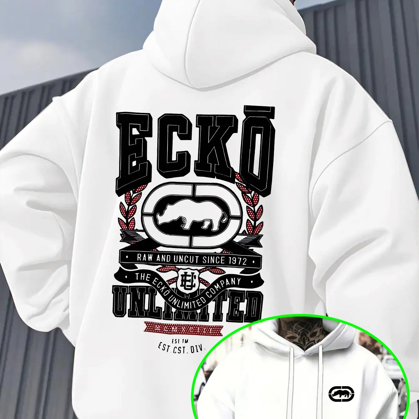Hoodie Pria Bergaya Trendy den - Streetwear Brand Niche ulasan dan harga