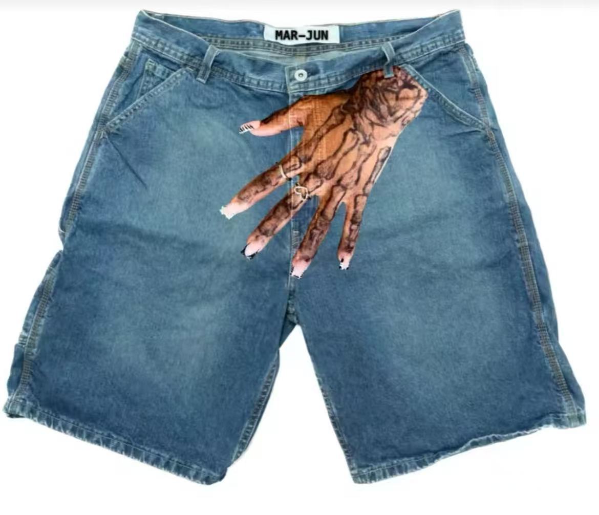 Deeptown Y2k Celana Pendek Den - Streetwear Brand Shorts ulasan dan harga