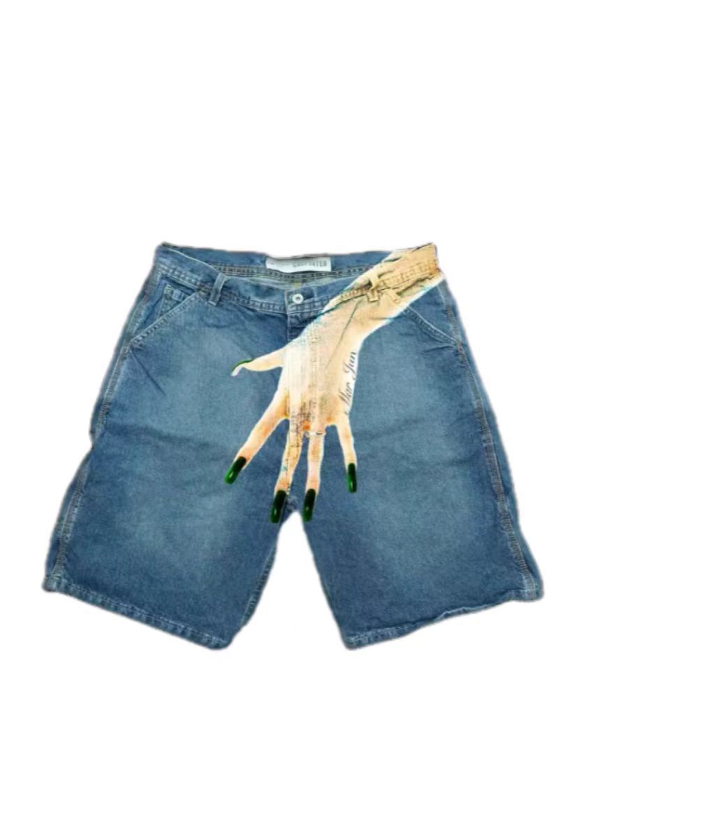 Deeptown Y2k Celana Pendek Den - Streetwear Brand Shorts ulasan dan harga