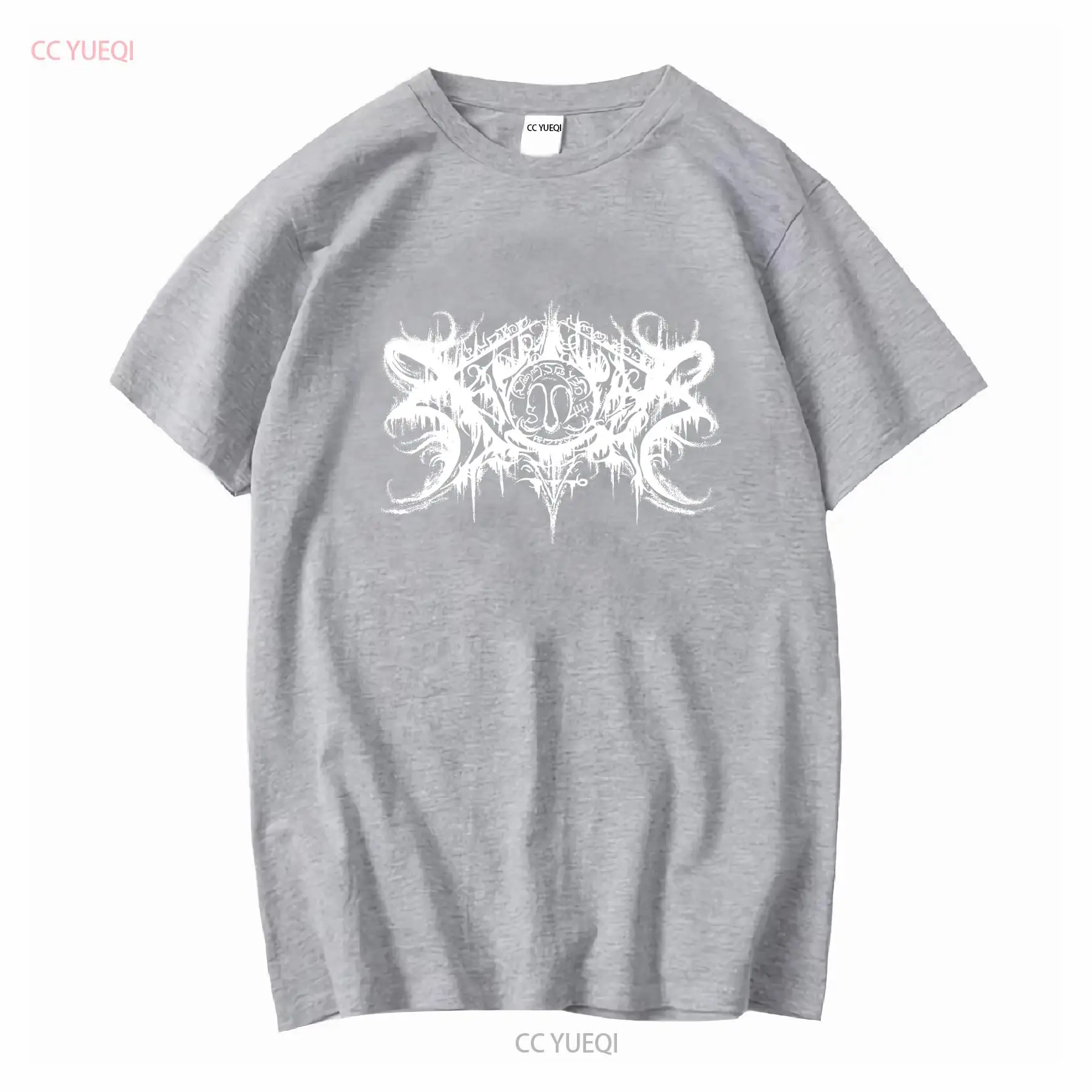 XASTHUR Kaus Baru Hitam Metal  - Streetwear Brand Tees ulasan dan harga