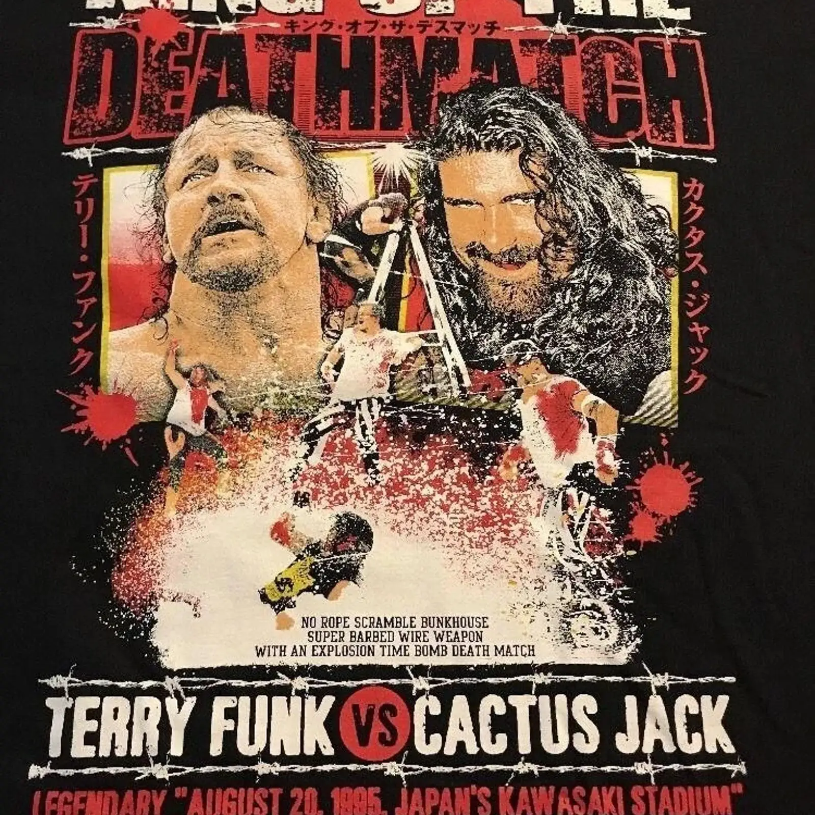 Cactus Jack Terry Funk Death M - Cactus Jack Tee ulasan dan harga