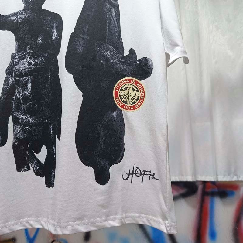 Kaus Katun Bernapas Putih Musi - Cactus Jack Tee ulasan dan harga