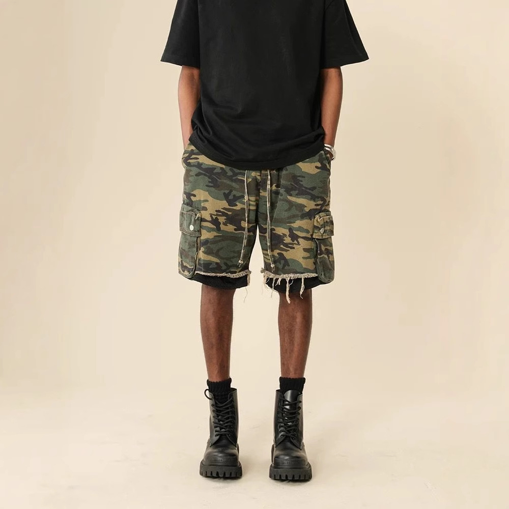 Celana Pendek Kamuflase Vintag - Streetwear Brand Pants ulasan dan harga