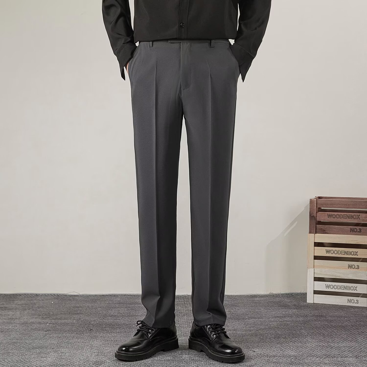 Celana kasual lurus warna polo - Streetwear Brand Pants ulasan dan harga