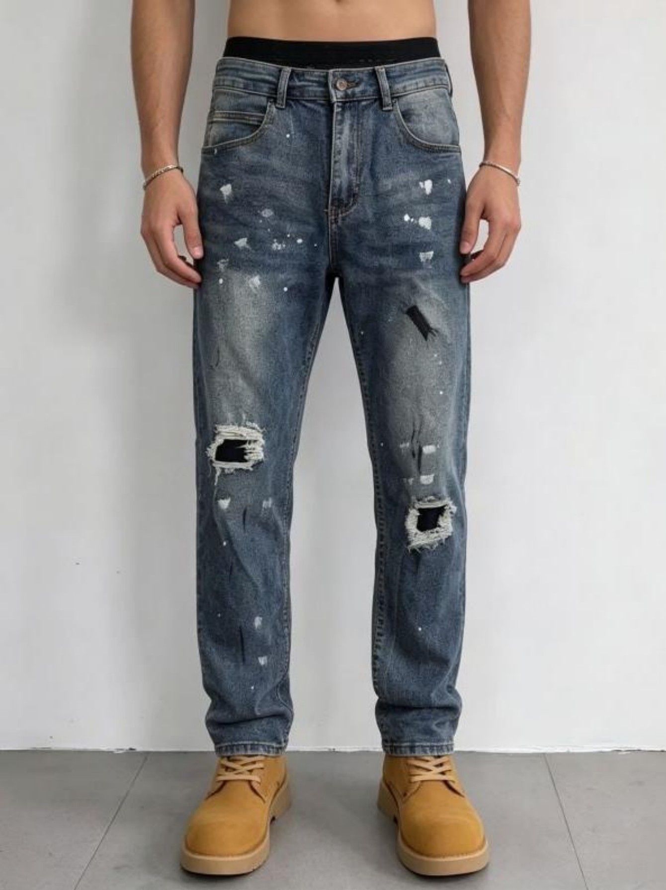 【HME】Celana jeans pria |   Cel - Streetwear Brand Tags ulasan dan harga