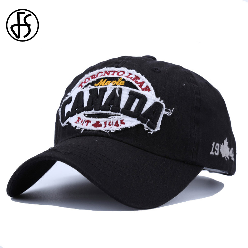 FS Topi Bisbol Kanada Daun Map - Yellow Streetwear Brand ulasan dan harga