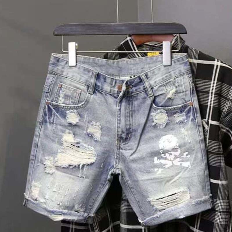 Celana jins pendek sobek untuk - Streetwear Brand Pants ulasan dan harga