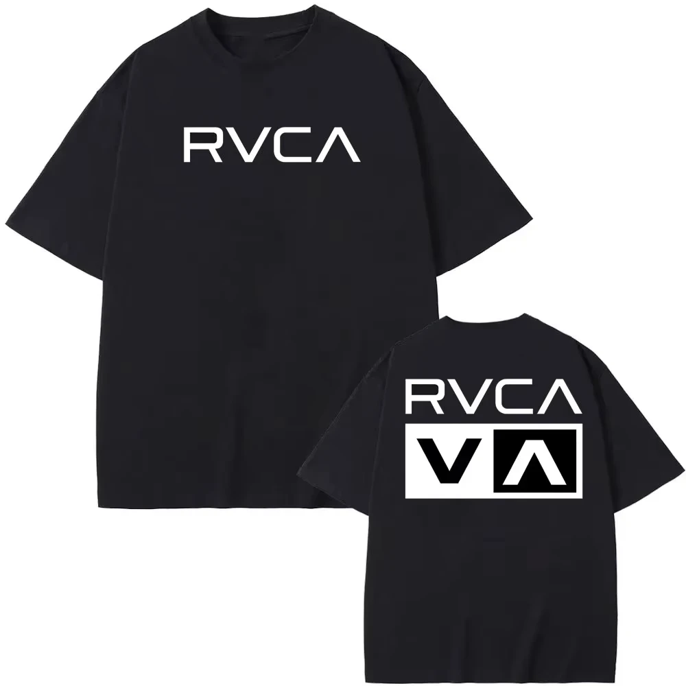 RVCA T Shirt Hitam Tee Musim P - Streetwear Brand Tees ulasan dan harga